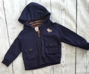 6 Months Dog Zipped Hoodie Unworn