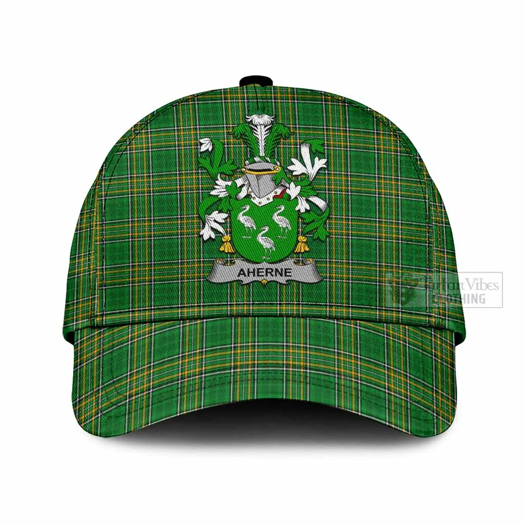 Aherne Irish Clan Tartan Classic Cap with Coat of Arms