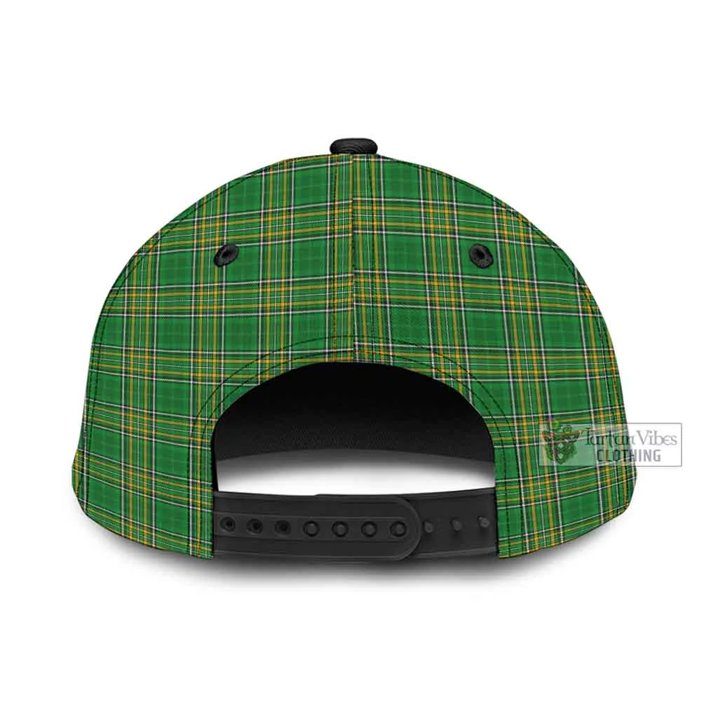 Aiken Irish Clan Tartan Classic Cap with Coat of Arms