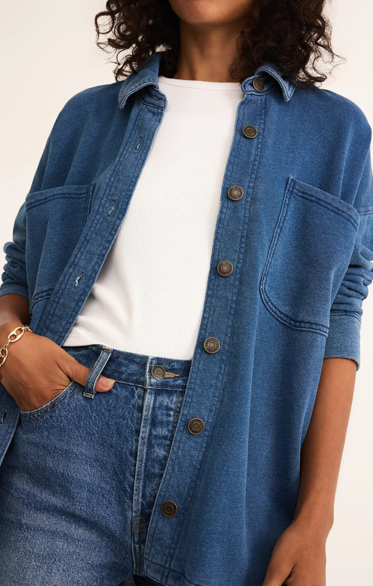 All Day Knit Denim Jacket