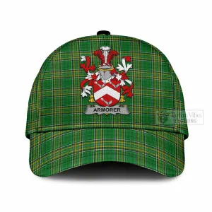 Armorer Irish Clan Tartan Classic Cap with Coat of Arms