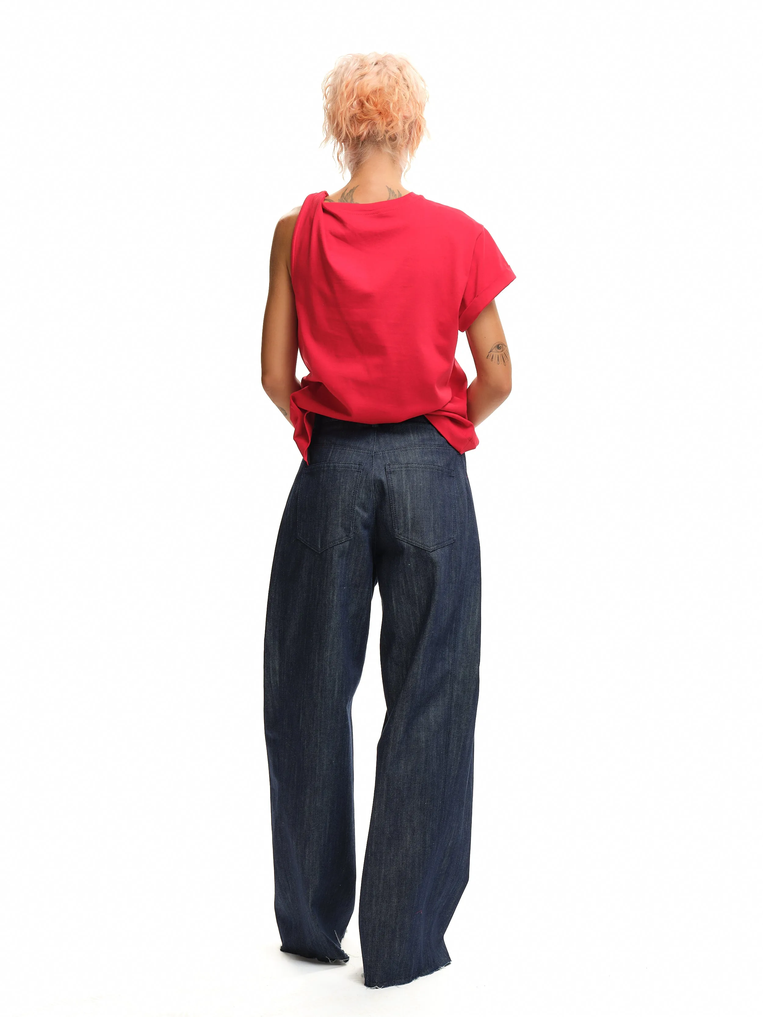 Balloon Mid-Rise Jeans