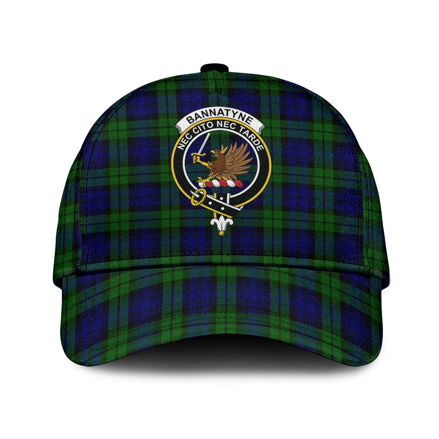 Bannatyne Tartan Classic Cap with Family Crest