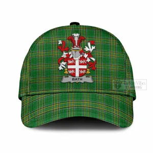 Bath Irish Clan Tartan Classic Cap with Coat of Arms