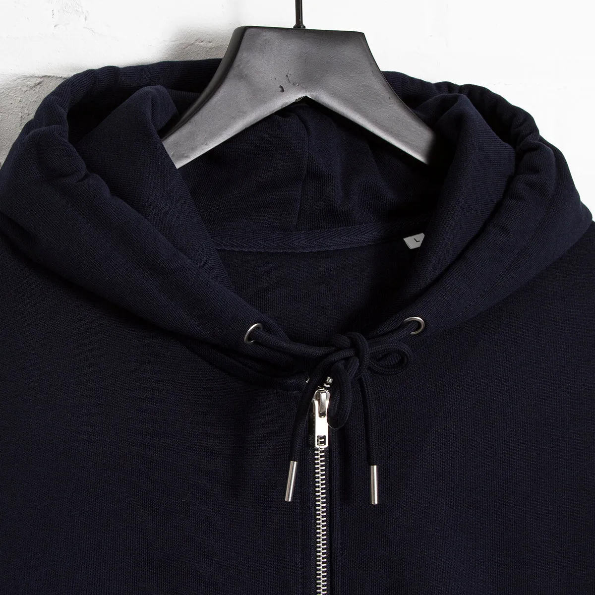 BB Smiley Crest - Zipped Hood - Navy