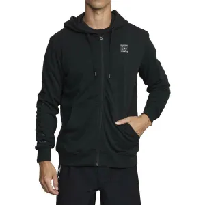 Black RVCA Swift Box Zipped Hoodie