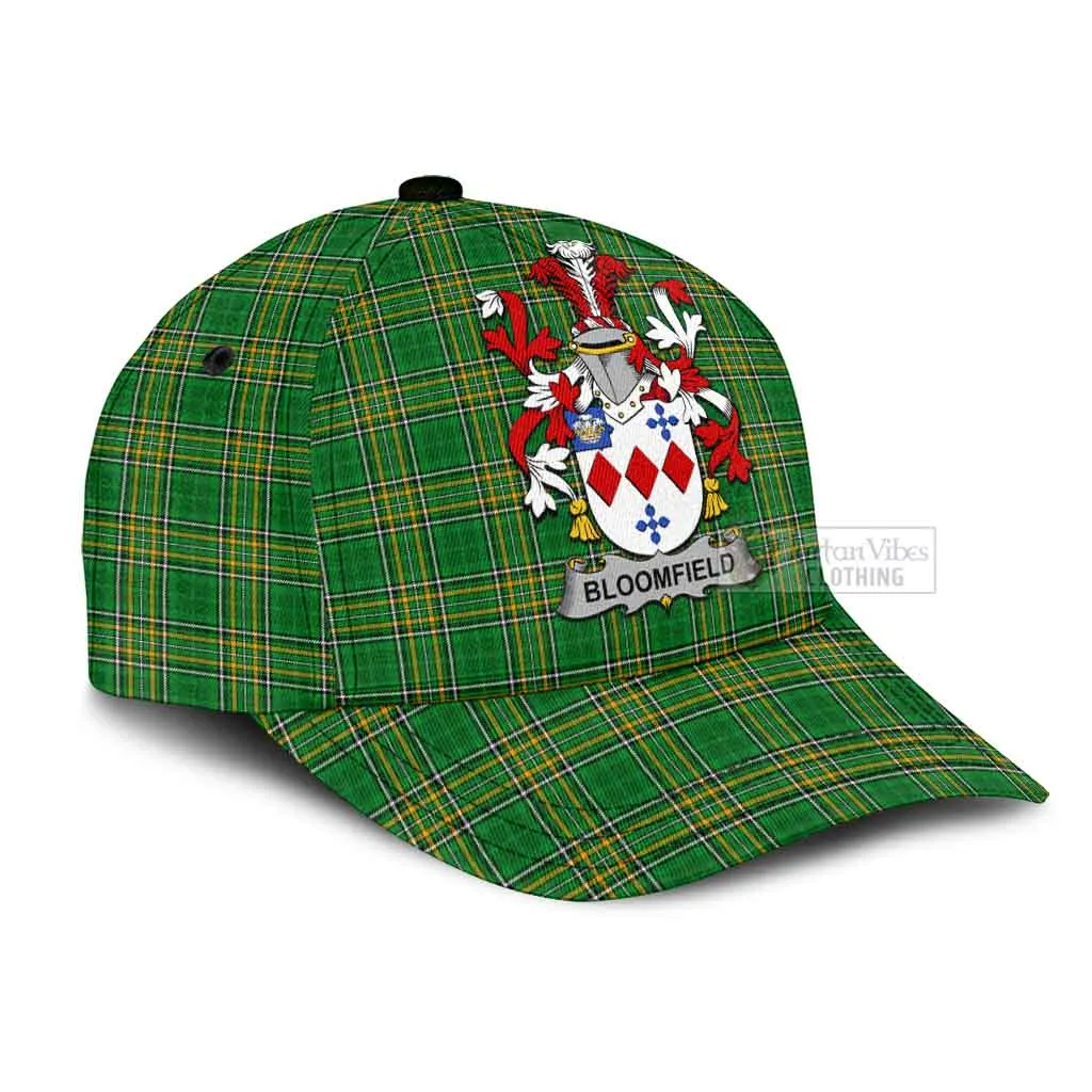 Bloomfield Irish Clan Tartan Classic Cap with Coat of Arms