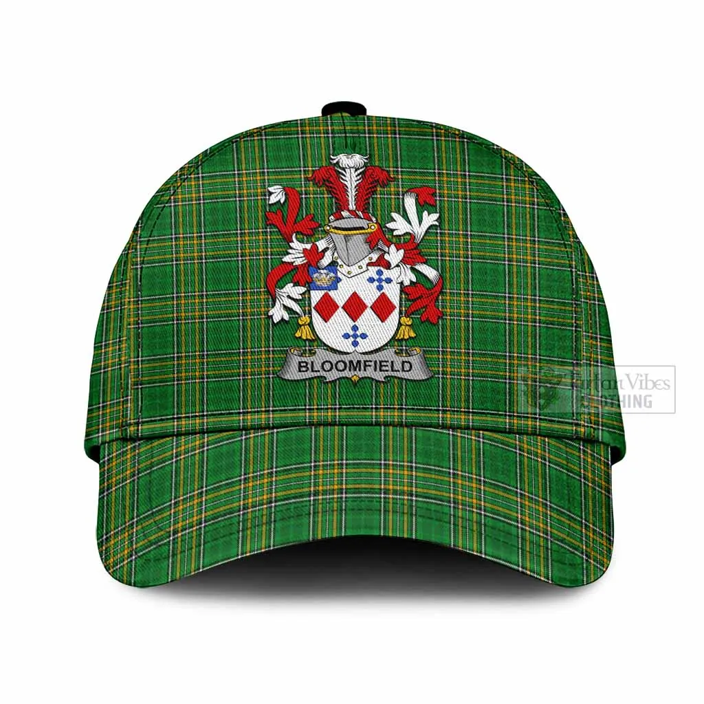 Bloomfield Irish Clan Tartan Classic Cap with Coat of Arms