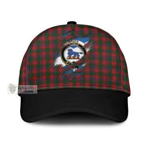 Bruce Old Tartan Classic Cap with Family Crest In Me Style