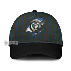 Buchanan Hunting Tartan Classic Cap with Family Crest In Me Style