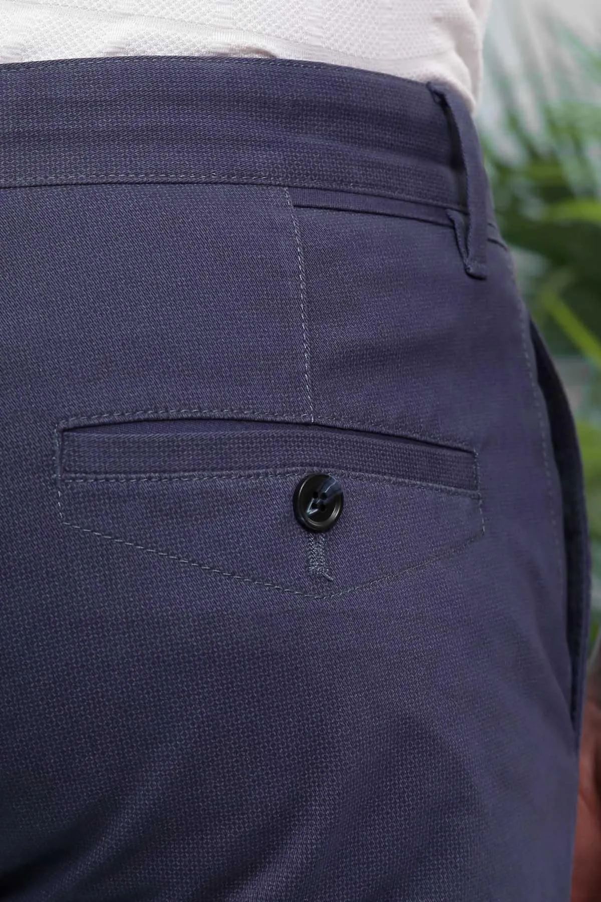 CASUAL PANT SLIM FIT NAVY BLUE