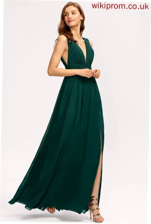 Chiffon Averi Formal Dresses Dresses A-line V-Neck