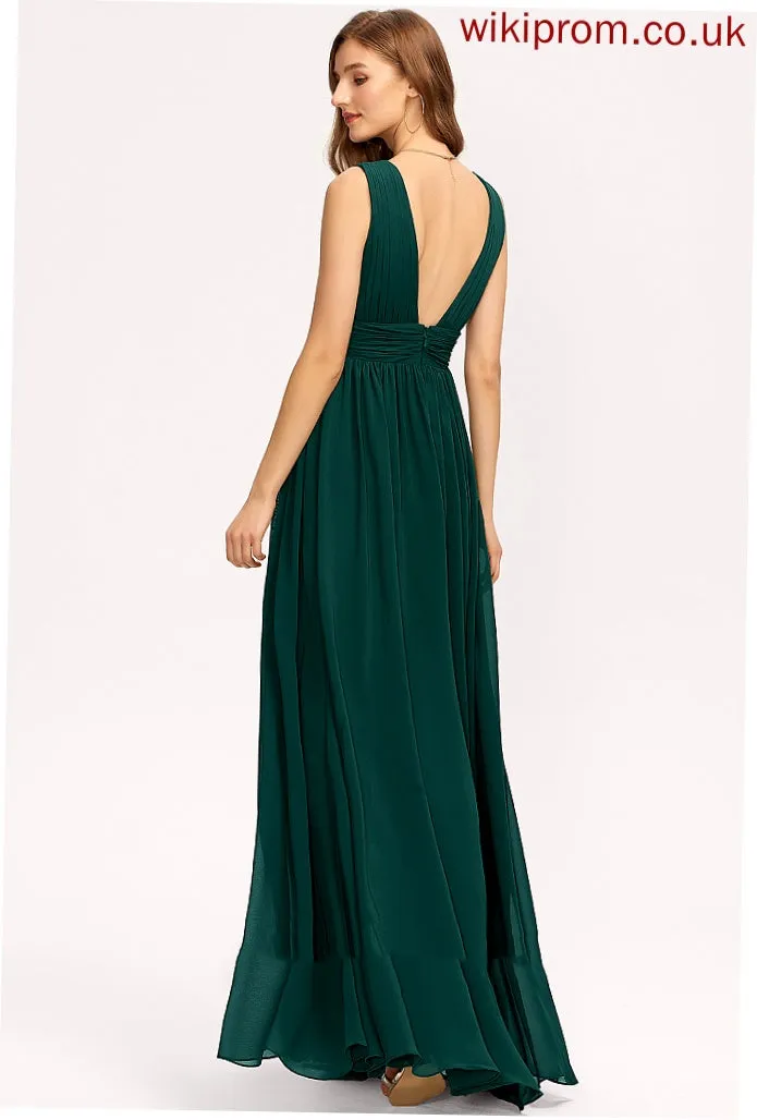 Chiffon Averi Formal Dresses Dresses A-line V-Neck