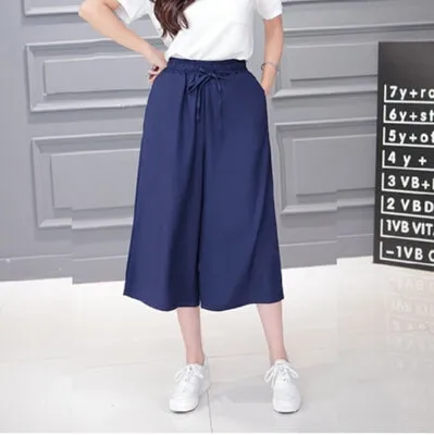 Chiffon Wide Leg Pants