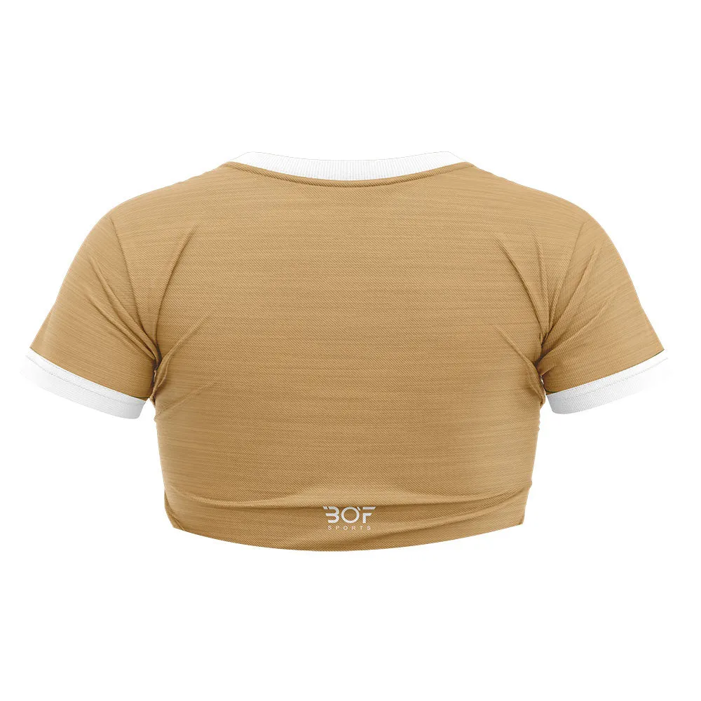 Crop Top - Sand Melange