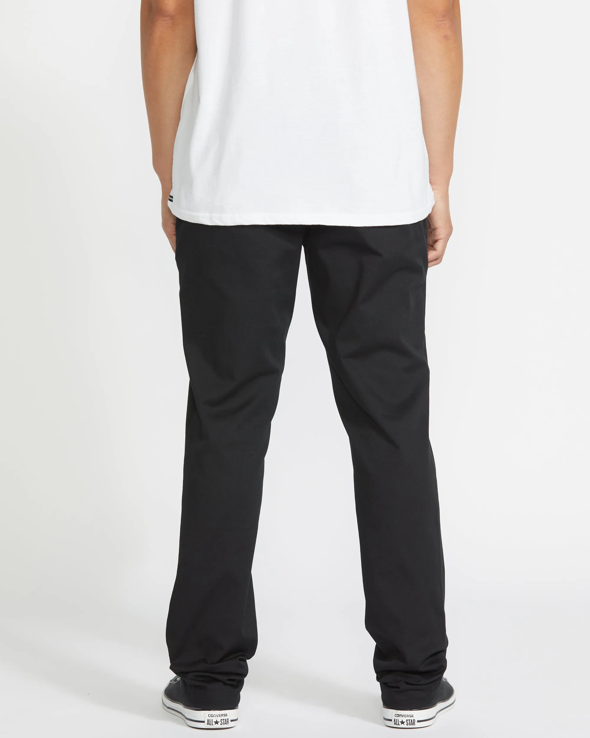 Frickin Slim Stretch Chino Trousers - BLACK