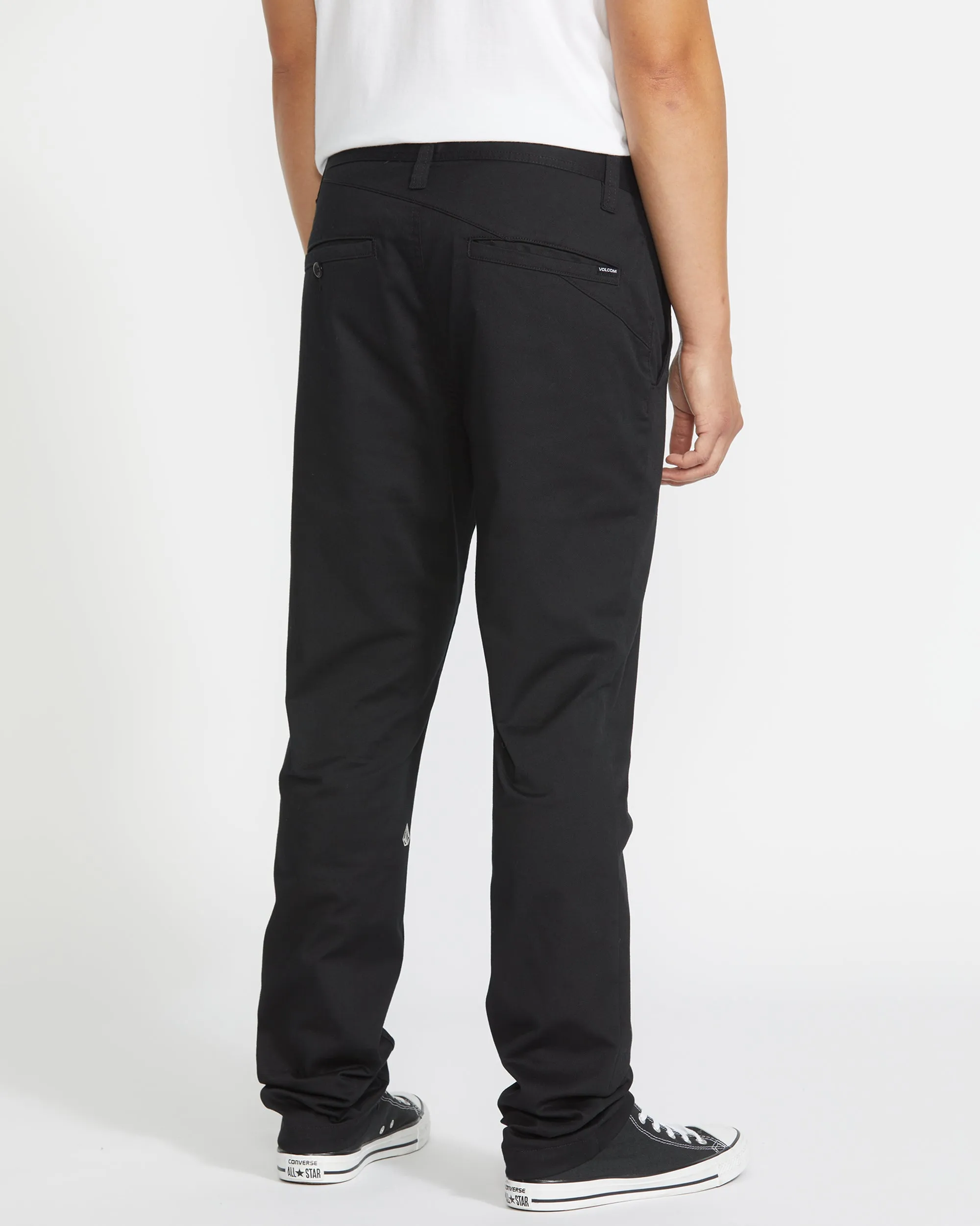 Frickin Slim Stretch Chino Trousers - BLACK