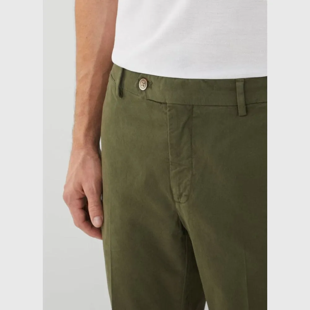 Hackett Kensington Slim Fit Chinos In Khaki