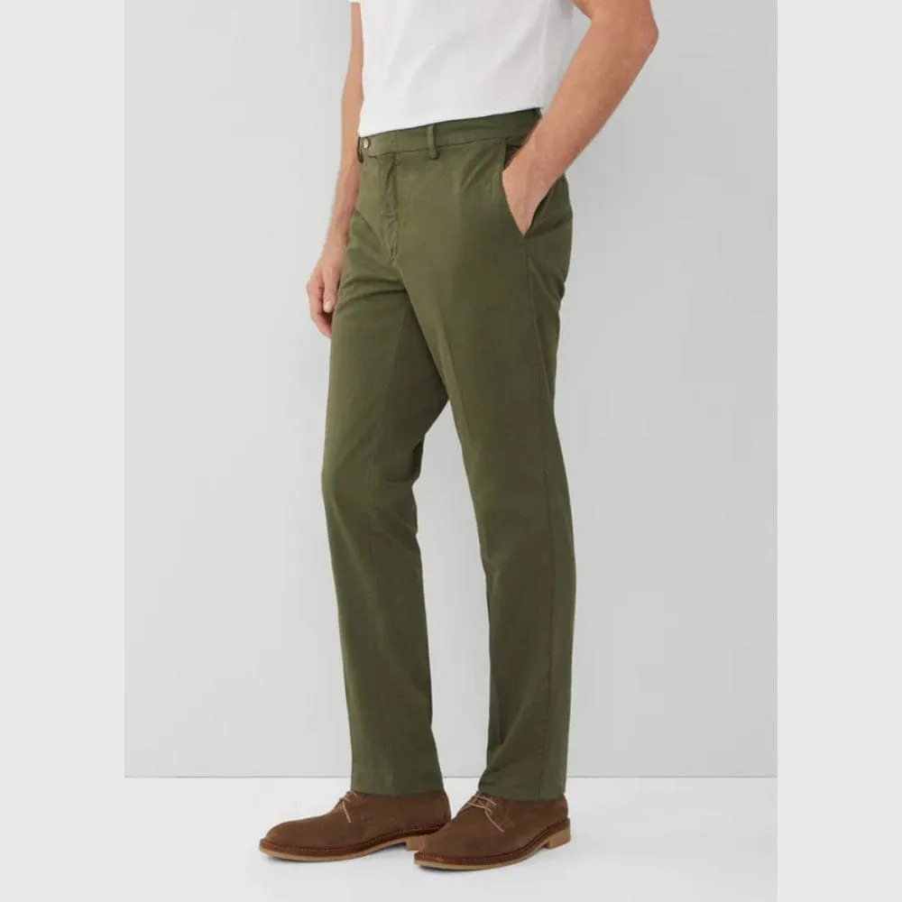 Hackett Kensington Slim Fit Chinos In Khaki