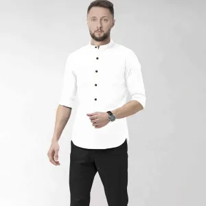 Hemploom - Classic Hemp & Bamboo Shirt in Solid White