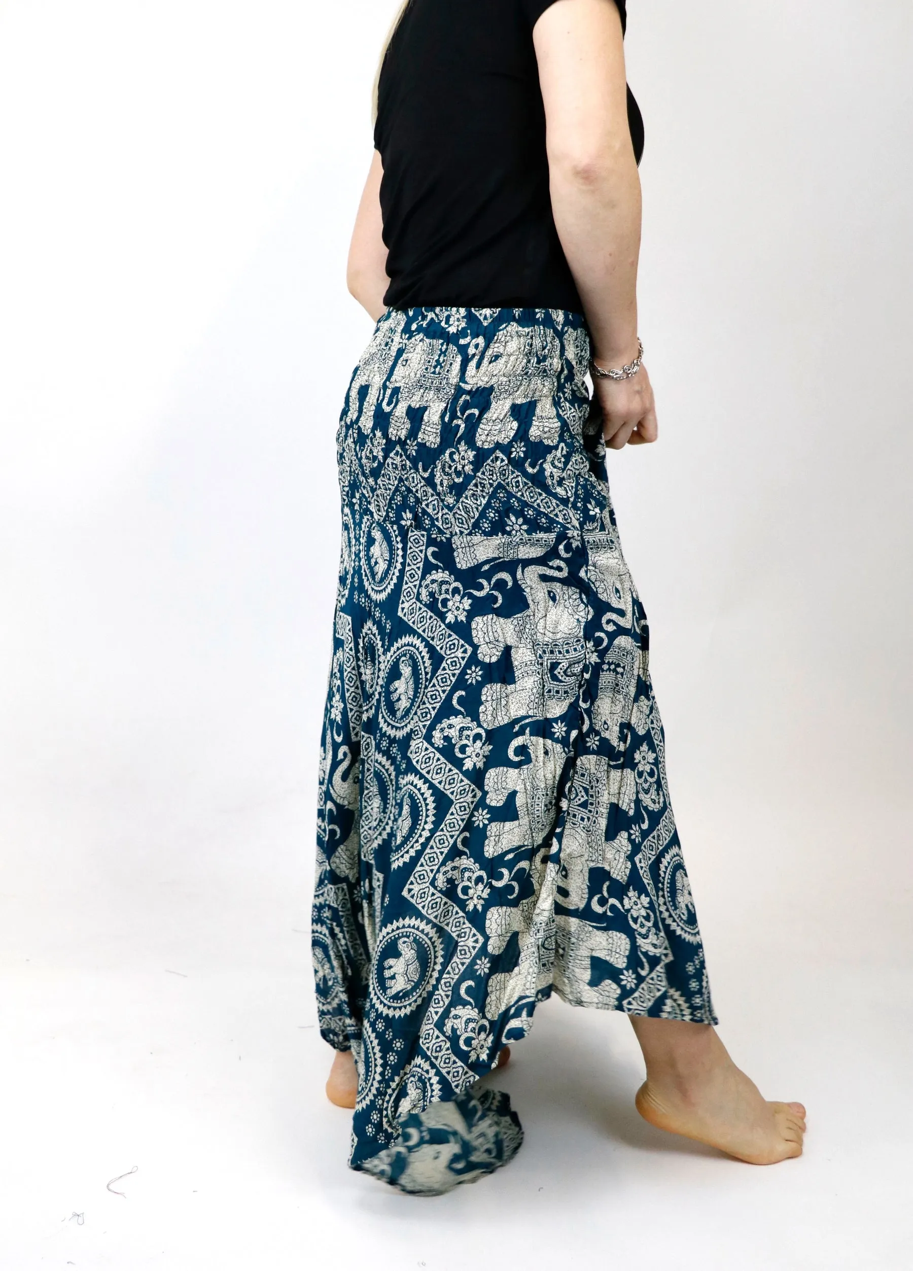 Maxi Dresses Women Long Skirts Boho Beach Gypsy Elephant Floral Bohemian Festival