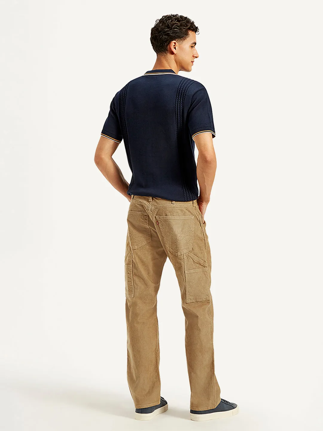 Men's Khaki Regular Fit Chinos