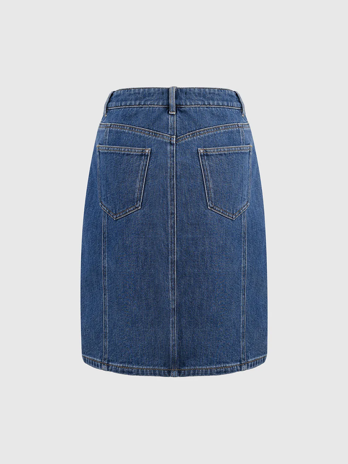 Midi Denim Skirts