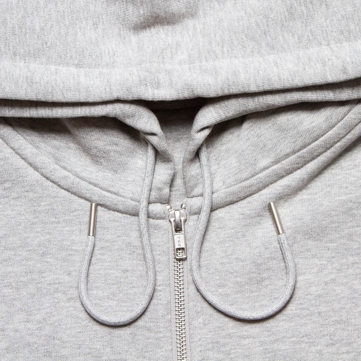 Peoples Techno Crest - Zipped Hood - Grey