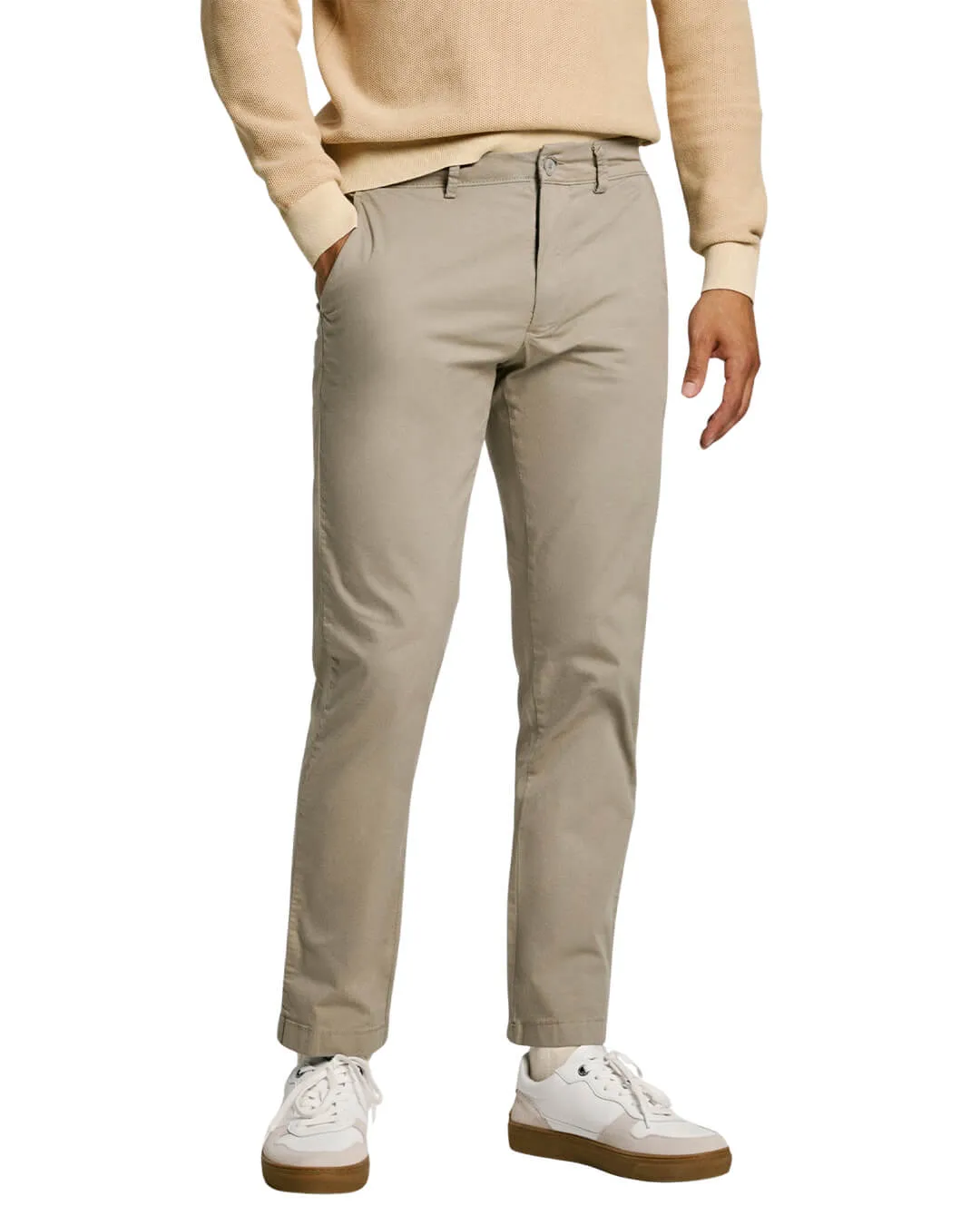 Pepe Jeans Green Slim Fit Chino Trousers