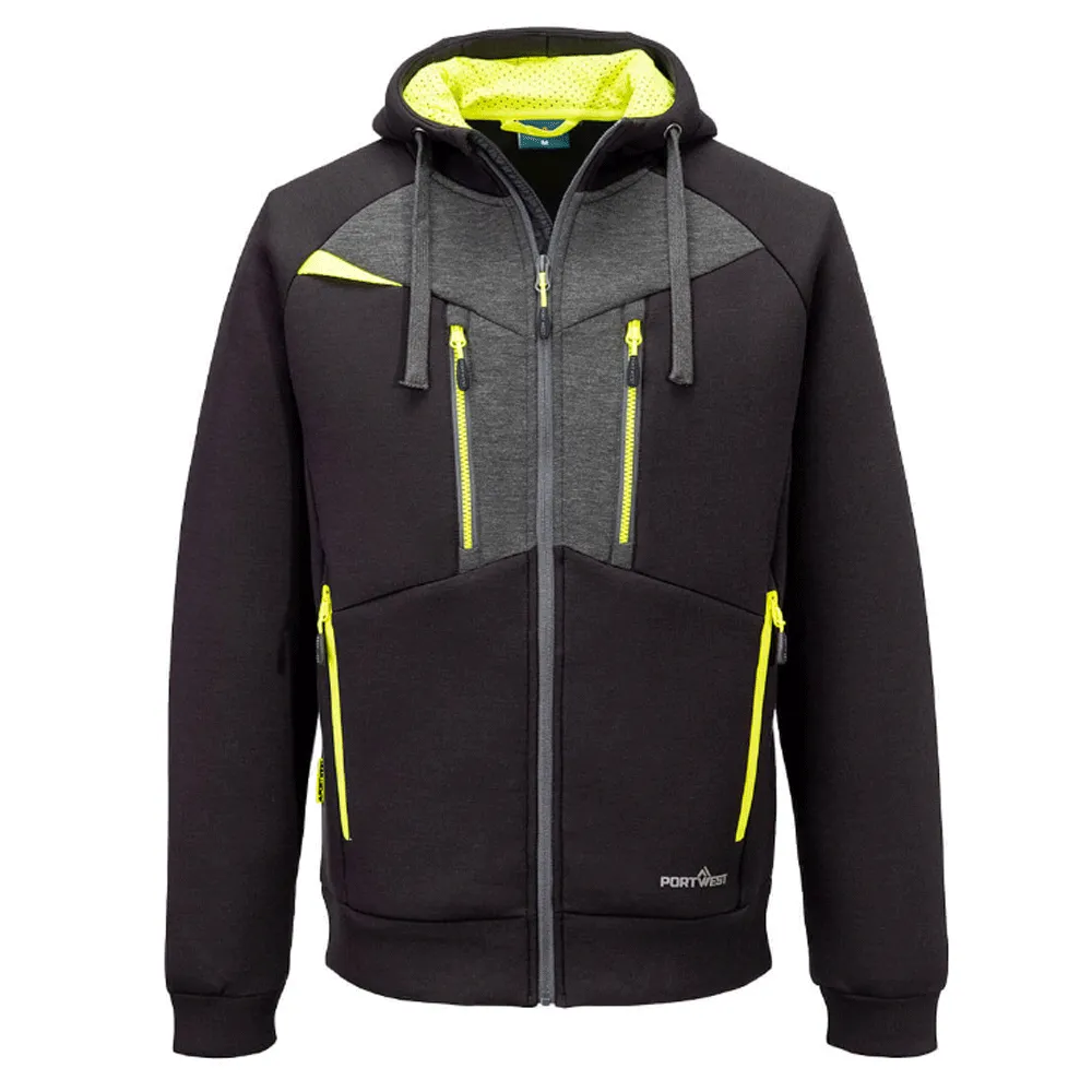 Portwest DX472 DX4 Moisture Wicking Full Zip Work Hoodie Various Colours