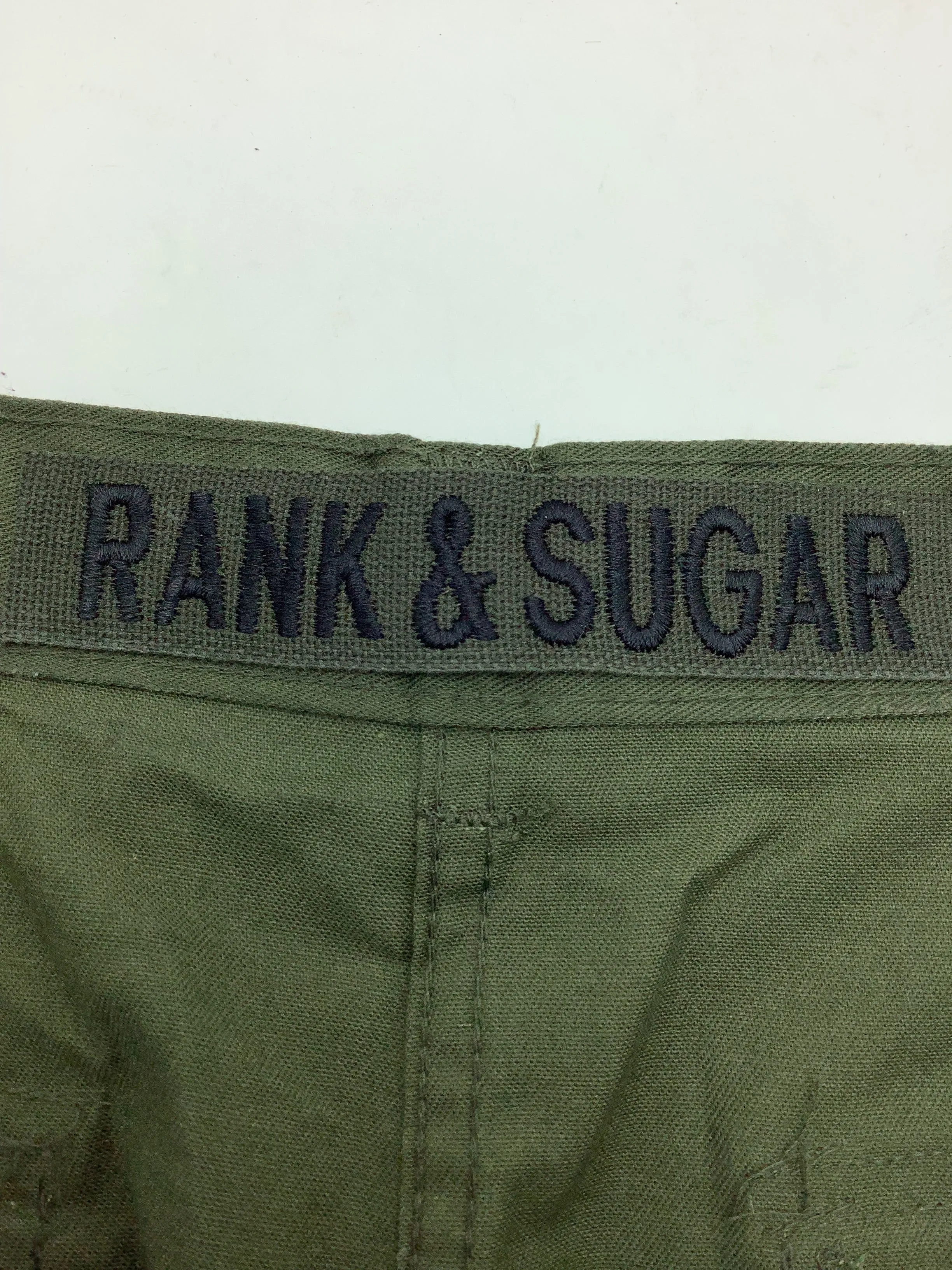 Rank & Sugar High Rise Wide Leg Utility Pant Size: M