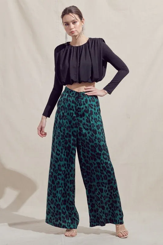 She's Fierce Leopard Trousers