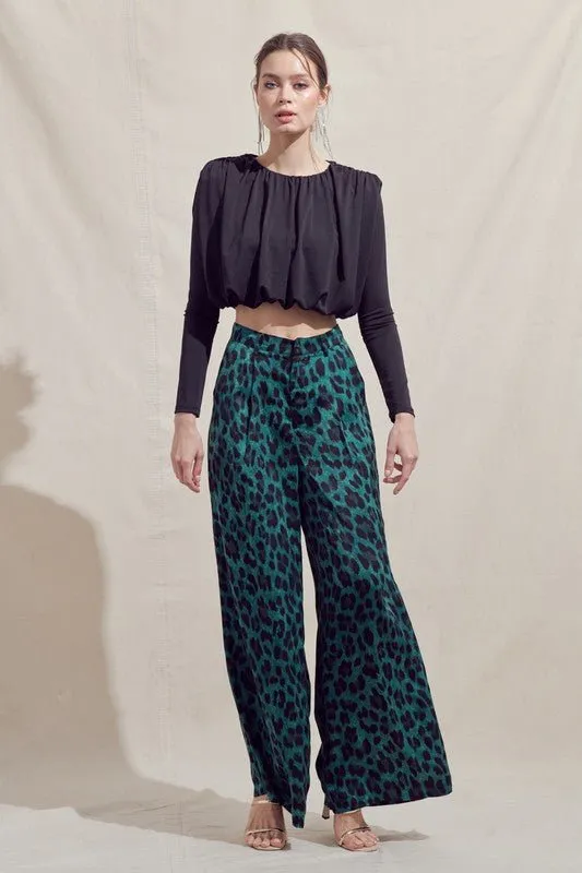 She's Fierce Leopard Trousers