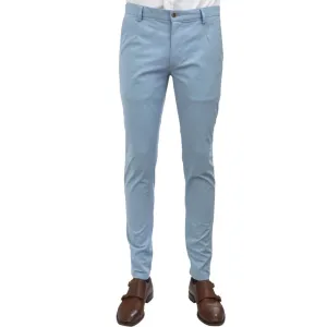 Sky Blue Microweave Chino Trousers