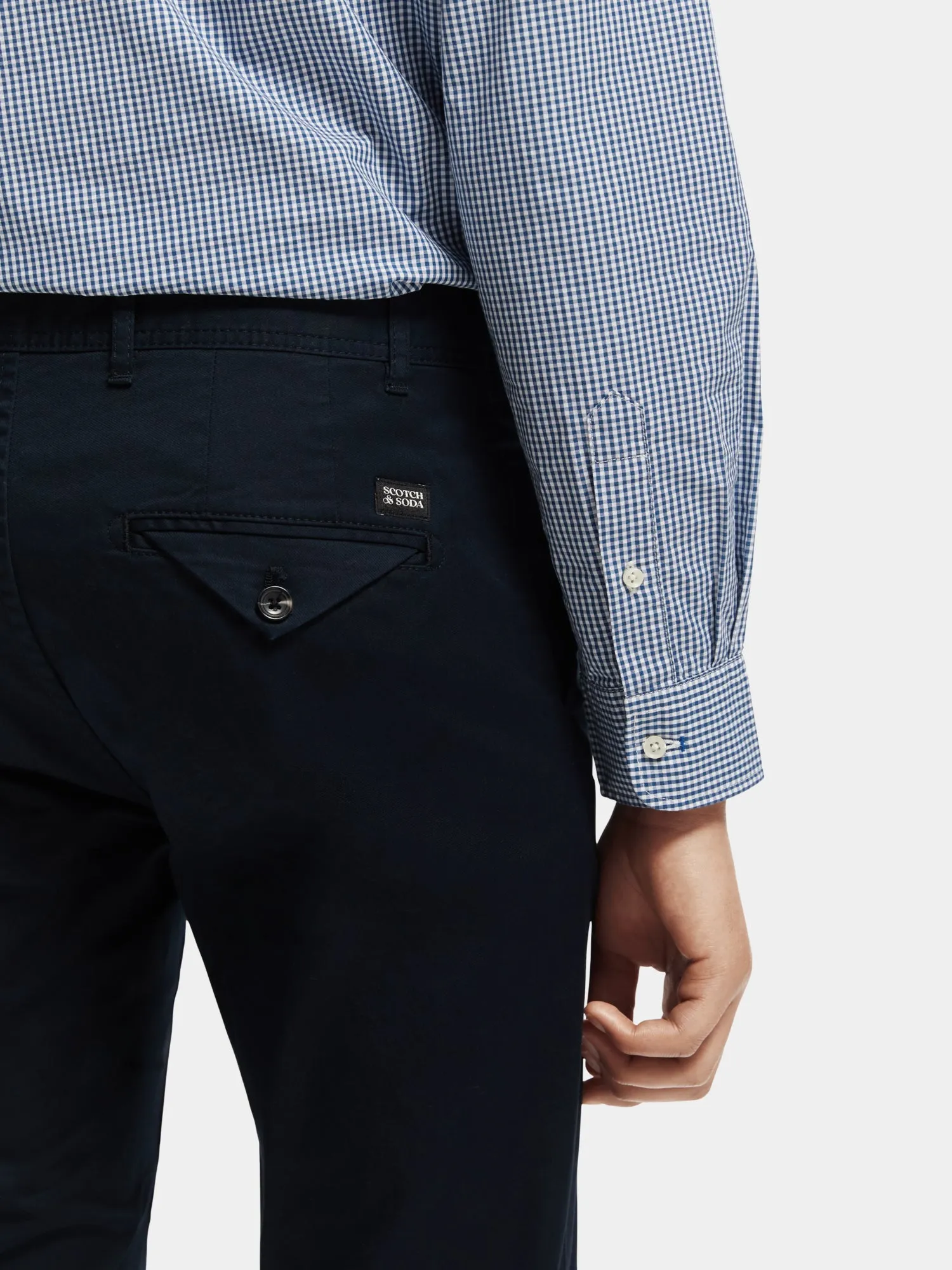 Stuart regular slim-fit chino