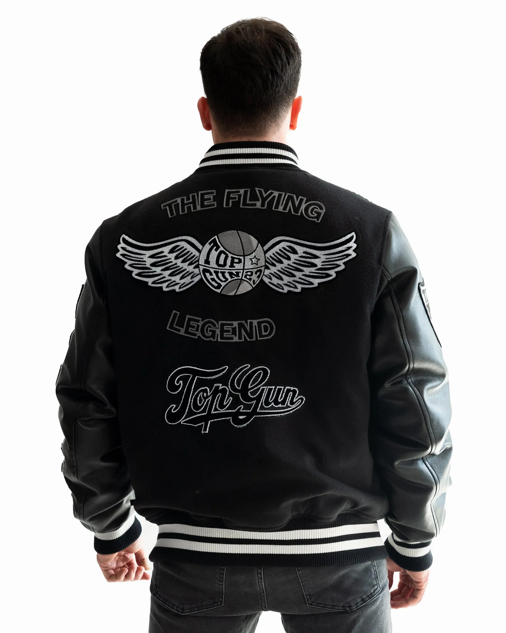 TOP GUN® "FLYING LEGEND" VARSITY JACKET