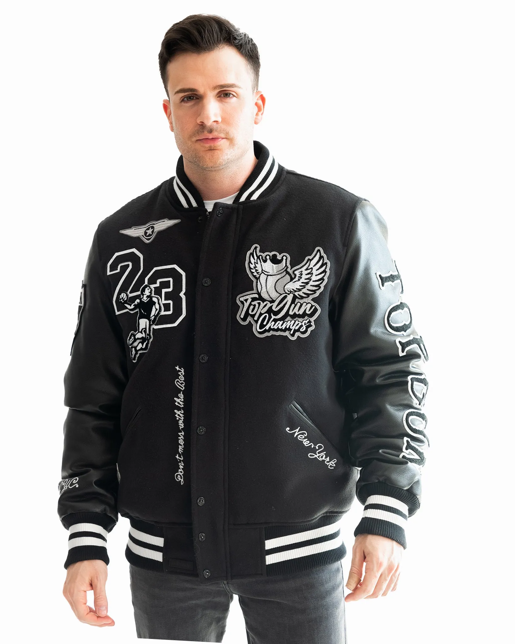 TOP GUN® "FLYING LEGEND" VARSITY JACKET