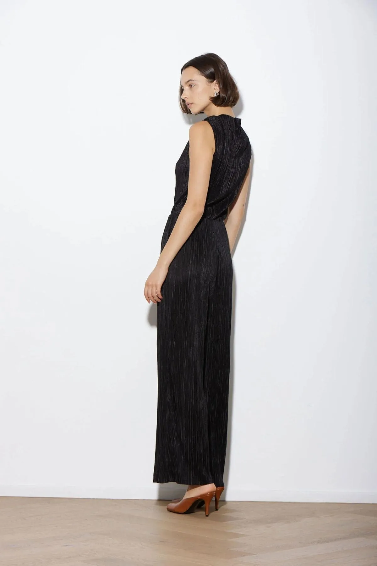 WIDE LEG LONG BLACK