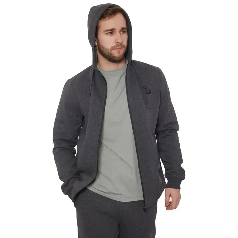 Zipped Hoodie Wave Grey